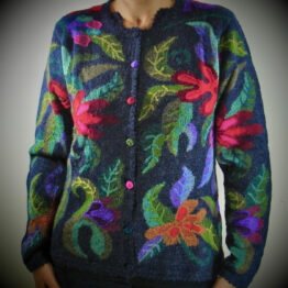 Cardigan Motifs floraux